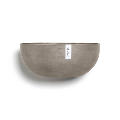 Kukkaruukku - Ecopots - Kukkaruukku Sofia seinälle 43cm taupe - Ecopots - Uuden aikakauden kukkaruukku kierrätysmateriaalista