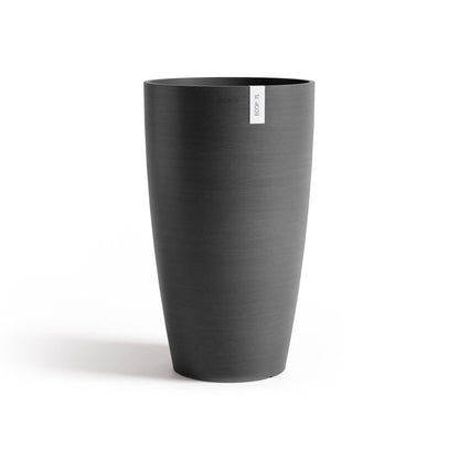 Kukkaruukku Tukholma korkea 60cm tummanharmaa