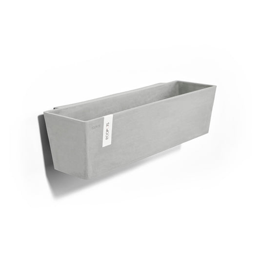 Kukkaruukku - Ecopots - Manhattan seinä 55cm valkoharmaa - Ecopotskauppa - Uuden aikakauden kukkaruukku
