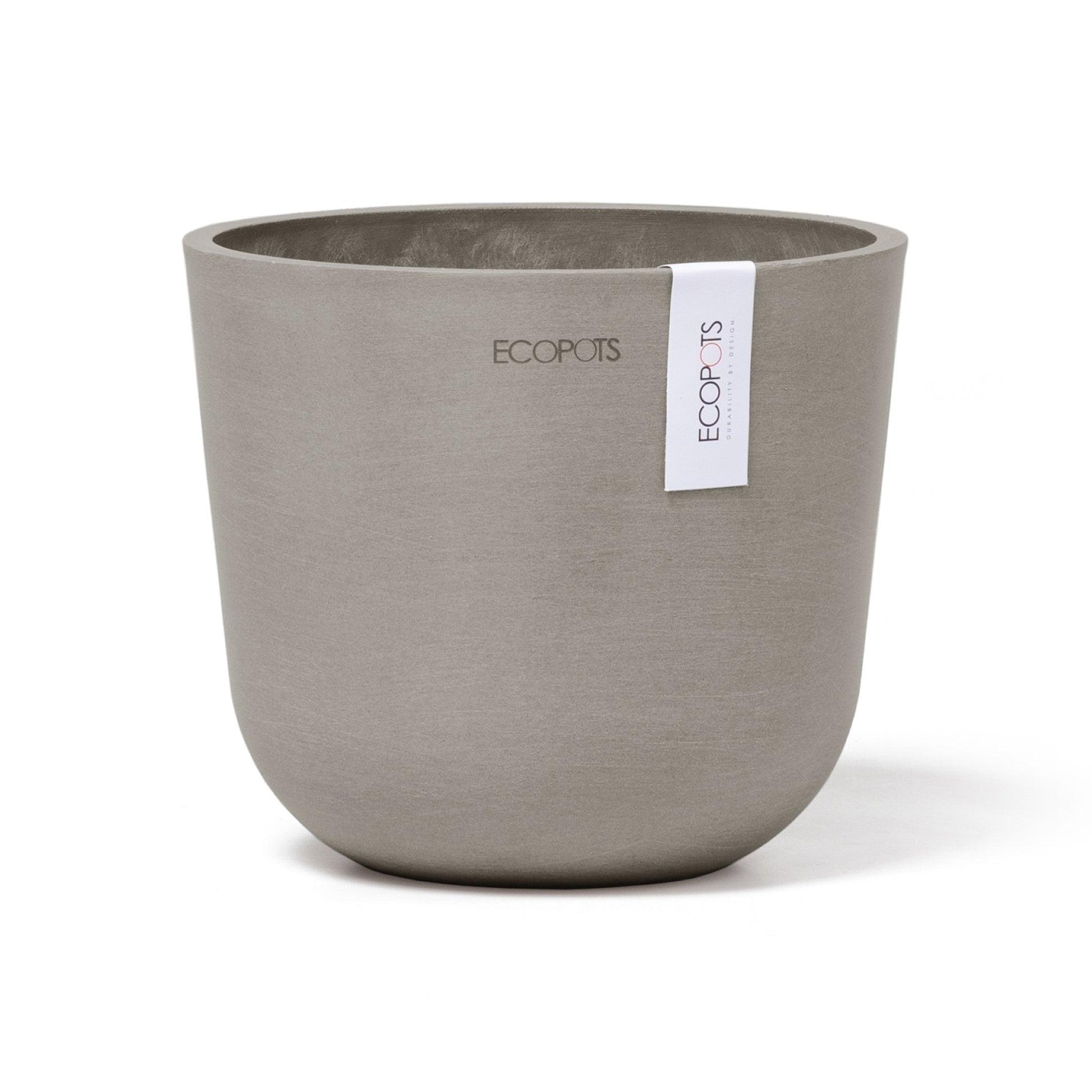 Kukkaruukku - Ecopots - Oslo 16cm taupe - Ecopotskauppa - Uuden aikakauden kukkaruukku