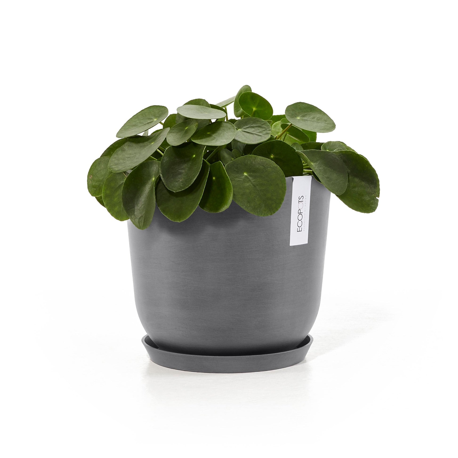 Kukkaruukku - Ecopots - Oslo 25cm harmaa - Ecopotskauppa - Uuden aikakauden kukkaruukku