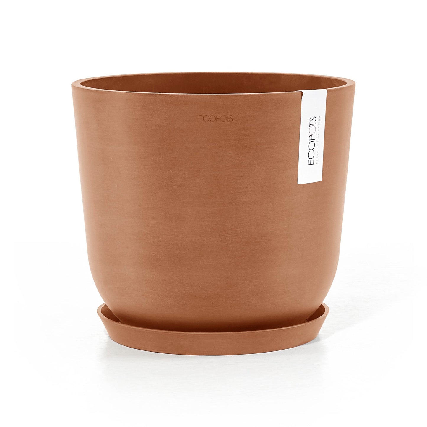 Kukkaruukku - Ecopots - Oslo 25cm terracotta - Ecopotskauppa - Uuden aikakauden kukkaruukku