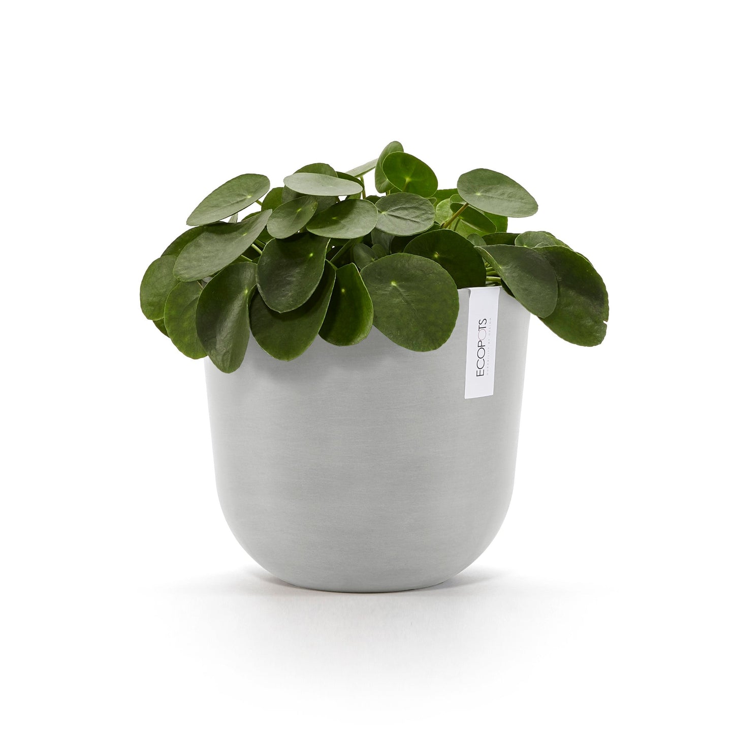 Kukkaruukku - Ecopots - Oslo 25cm valkoharmaa - Ecopotskauppa - Uuden aikakauden kukkaruukku