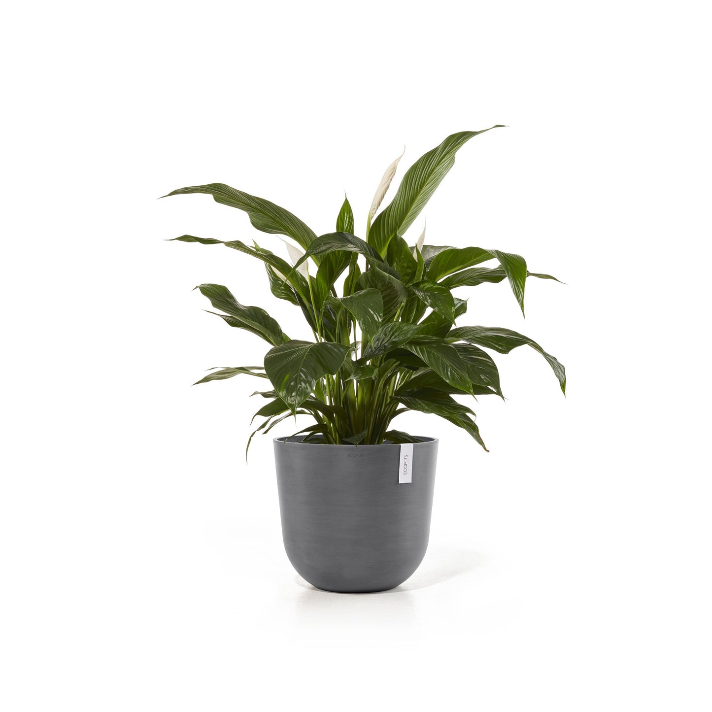 Kukkaruukku - Ecopots - Oslo 45cm harmaa - Ecopotskauppa - Uuden aikakauden kukkaruukku