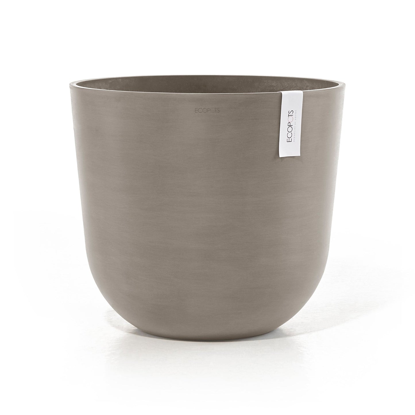 Kukkaruukku - Ecopots - Oslo 45cm taupe - Ecopotskauppa - Uuden aikakauden kukkaruukku