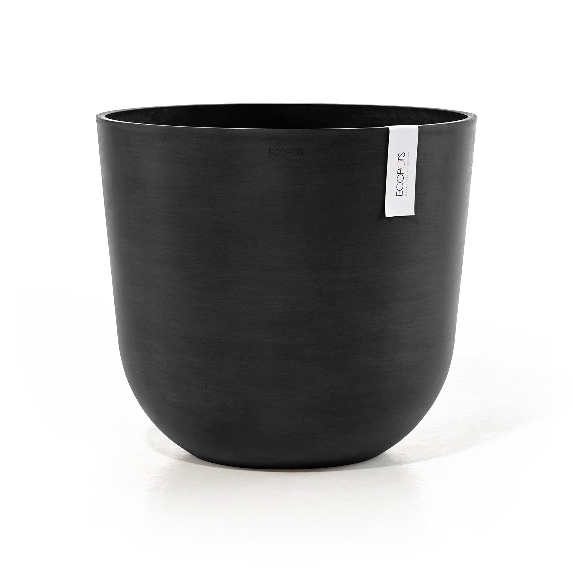 Kukkaruukku - Ecopots - Oslo 45cm tummanharmaa - Ecopotskauppa - Uuden aikakauden kukkaruukku