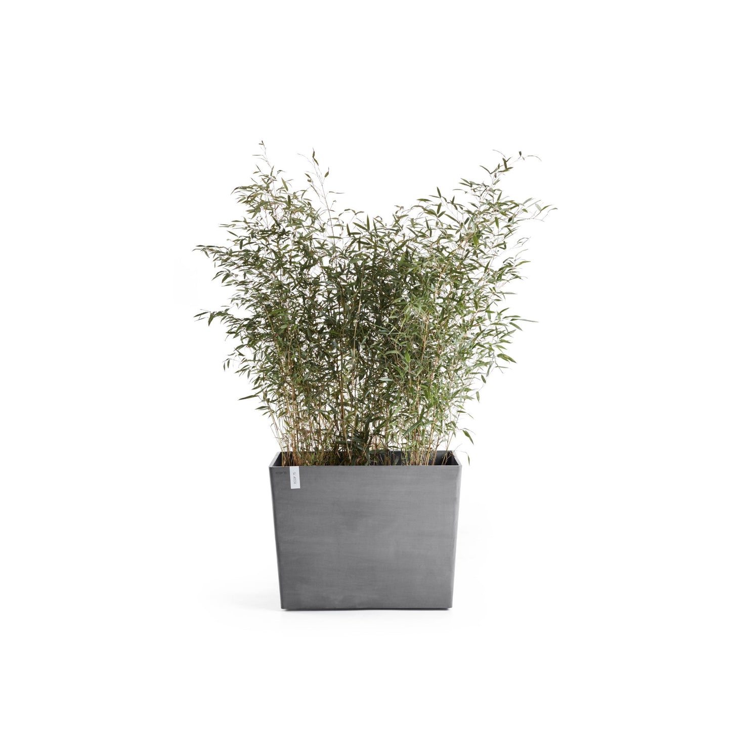 Kukkaruukku - Ecopots - Pariisi pyörillä 85cm harmaa - Ecopotskauppa - Uuden aikakauden kukkaruukku