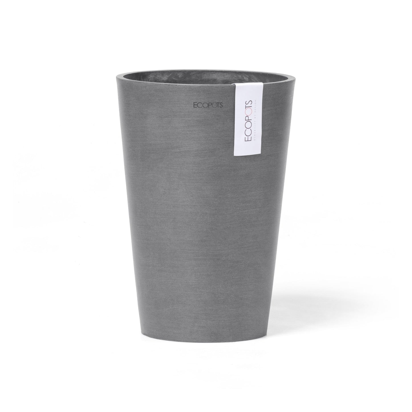 Kukkaruukku - Ecopots - Pisa 14cm harmaa - Ecopotskauppa - Uuden aikakauden kukkaruukku