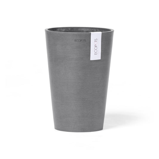 Kukkaruukku - Ecopots - Pisa 17,5cm harmaa - Ecopotskauppa - Uuden aikakauden kukkaruukku