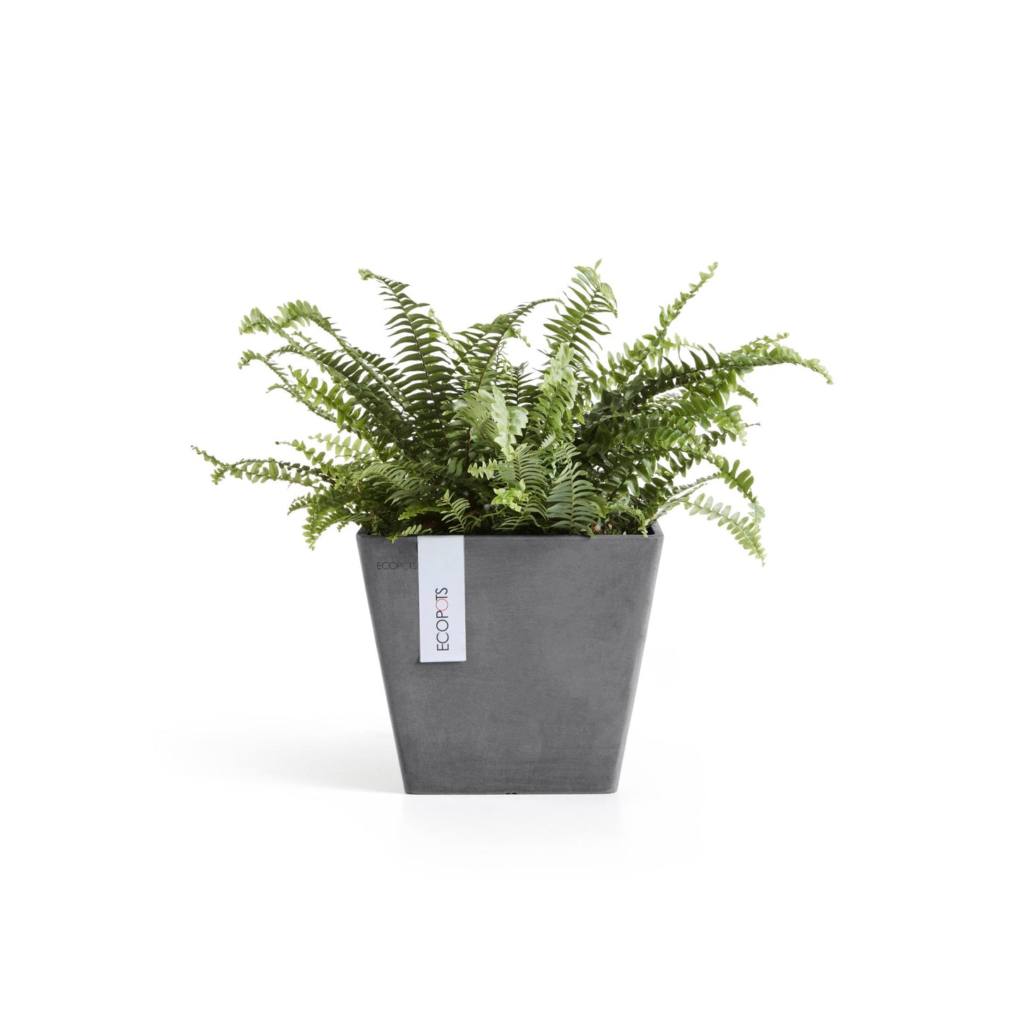 Kukkaruukku - Ecopots - Rotterdam 20cm harmaa - Ecopotskauppa - Uuden aikakauden kukkaruukku