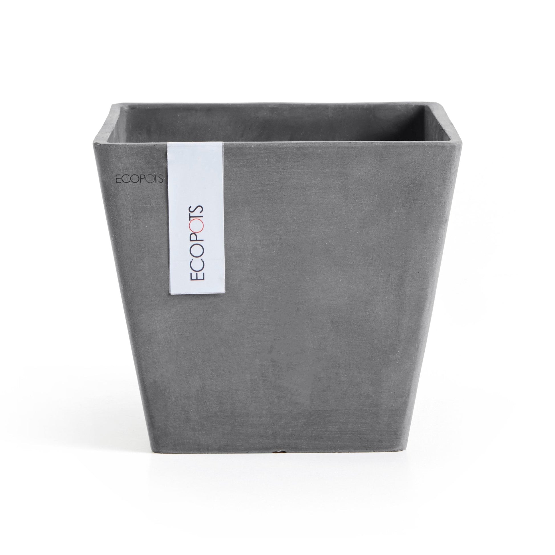 Kukkaruukku - Ecopots - Rotterdam 20cm harmaa - Ecopotskauppa - Uuden aikakauden kukkaruukku