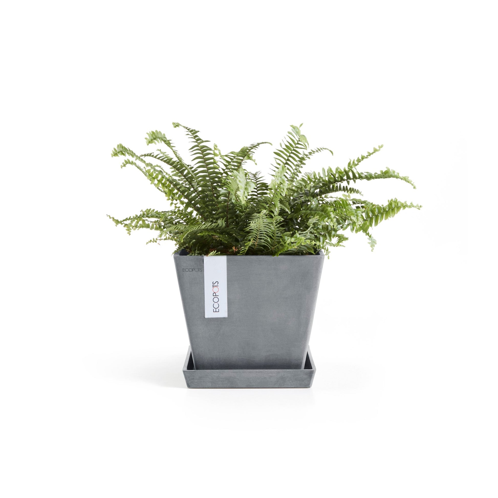 Kukkaruukku - Ecopots - Rotterdam 20cm siniharmaa - Ecopotskauppa - Uuden aikakauden kukkaruukku