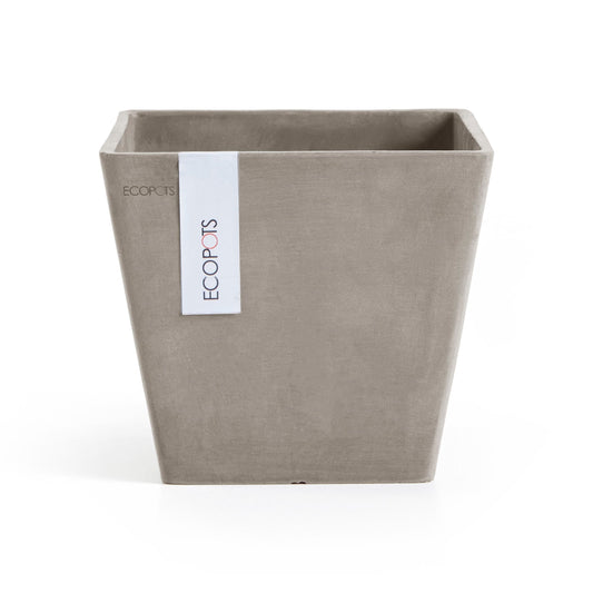 Kukkaruukku - Ecopots - Rotterdam 20cm taupe - Ecopotskauppa - Uuden aikakauden kukkaruukku