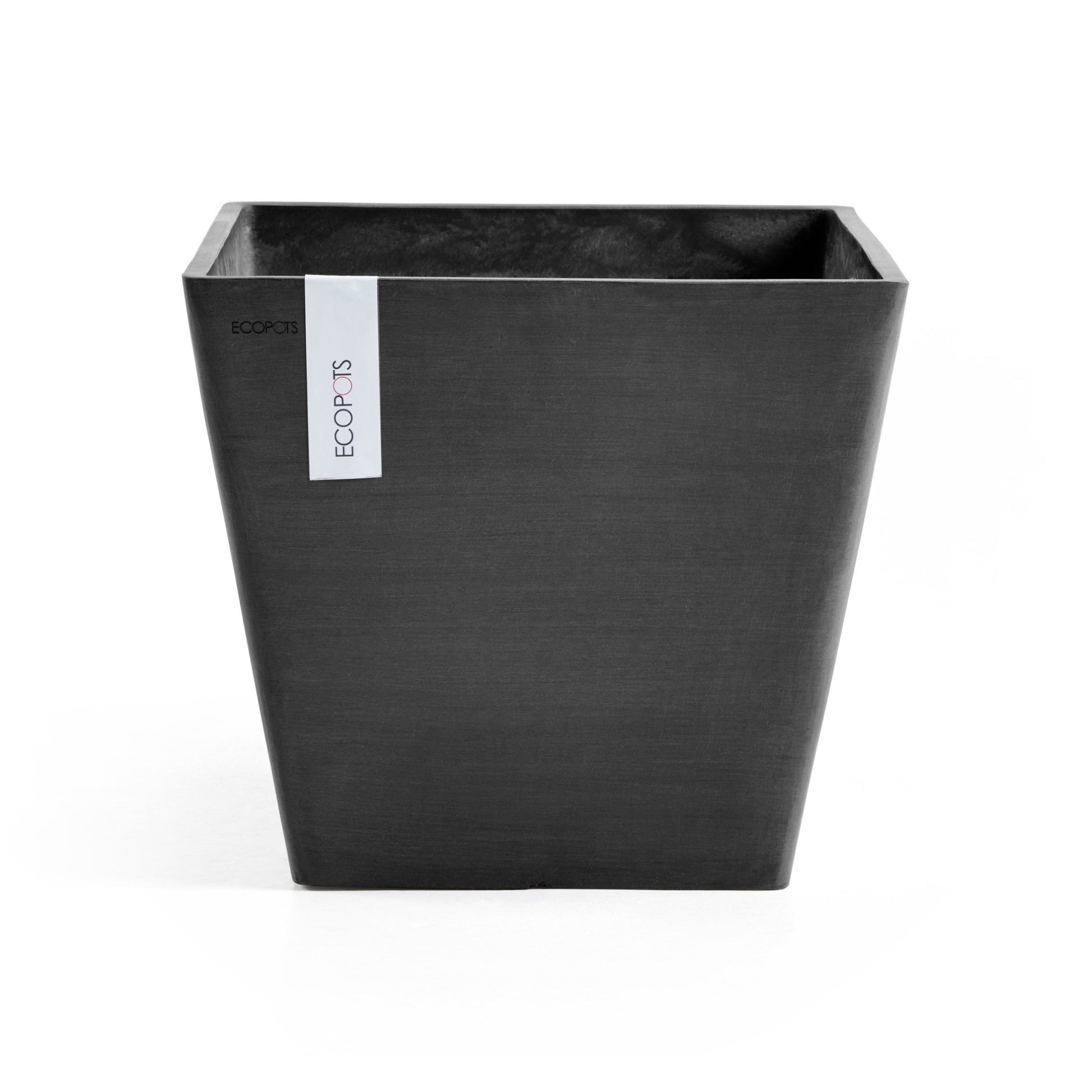 Kukkaruukku - Ecopots - Rotterdam 30cm tummanharmaa - Ecopotskauppa - Uuden aikakauden kukkaruukku