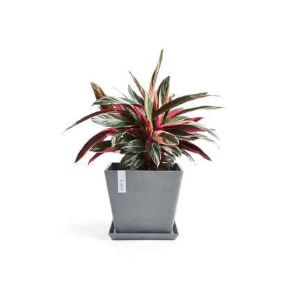 Kukkaruukku - Ecopots - Rotterdam 40cm siniharmaa - Ecopotskauppa - Uuden aikakauden kukkaruukku