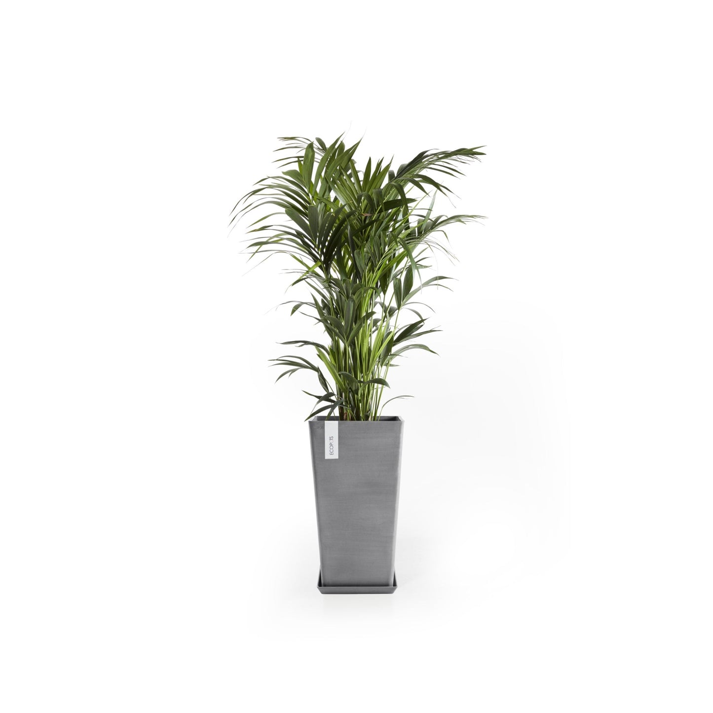 Kukkaruukku - Ecopots - Rotterdam keskikorkea 56cm harmaa - Ecopotskauppa - Uuden aikakauden kukkaruukku