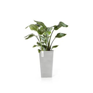 Kruka Rotterdam medelhög 56cm vitgrå