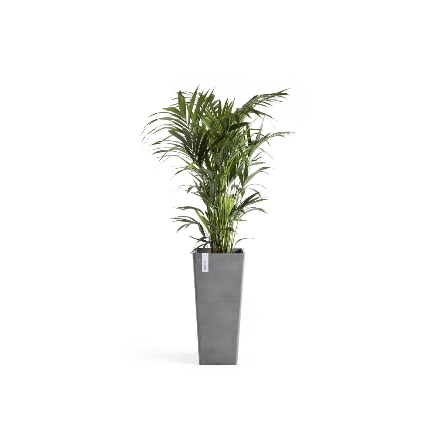 Kukkaruukku - Ecopots - Rotterdam korkea 70cm harmaa - Ecopotskauppa - Uuden aikakauden kukkaruukku