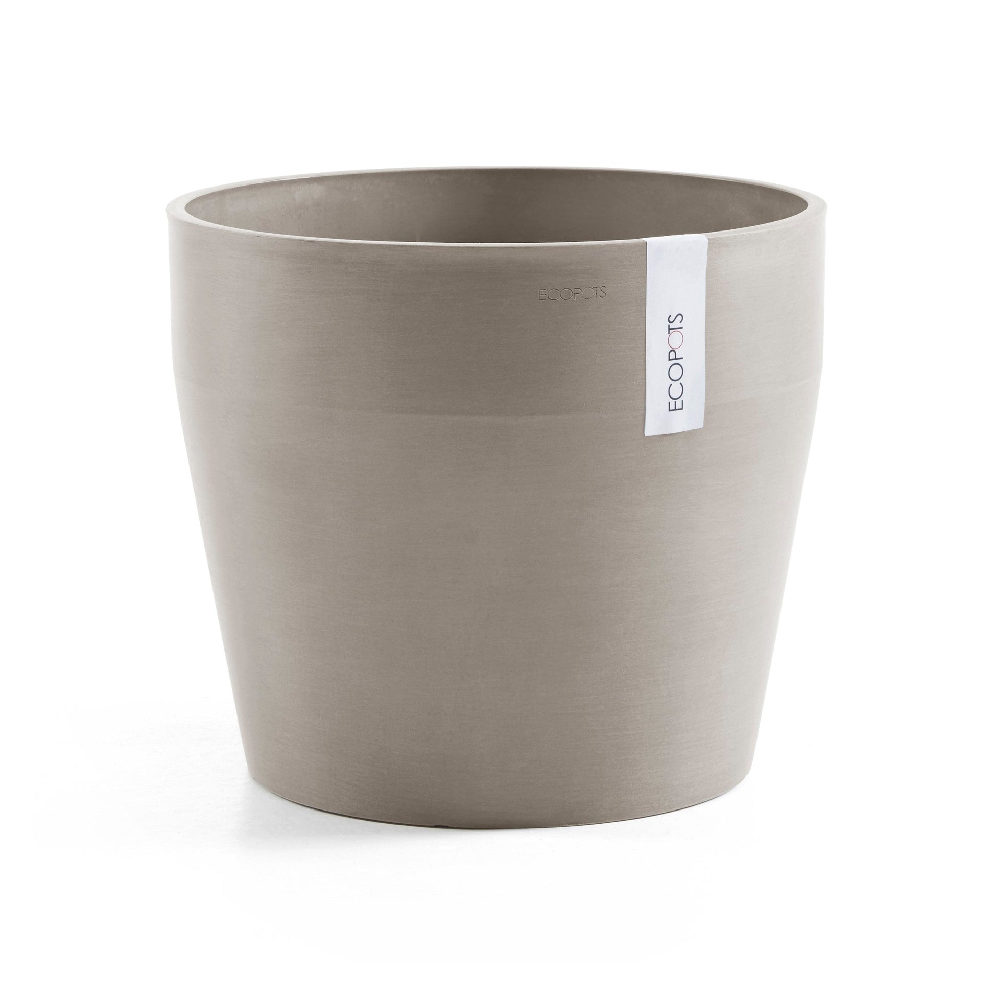 Kukkaruukku - Ecopots - Sankara 40cm taupe - Ecopotskauppa - Uuden aikakauden kukkaruukku