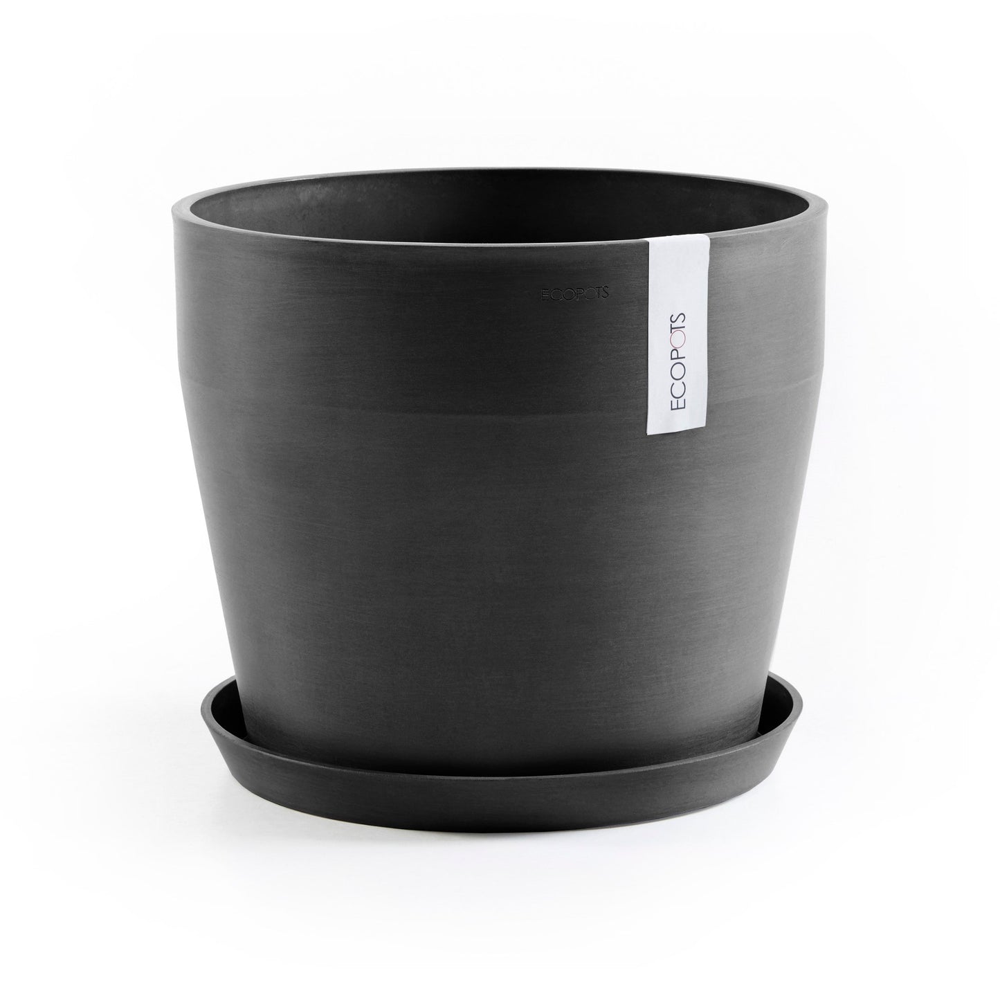 Kukkaruukku - Ecopots - Sankara 40cm tummanharmaa - Ecopotskauppa - Uuden aikakauden kukkaruukku