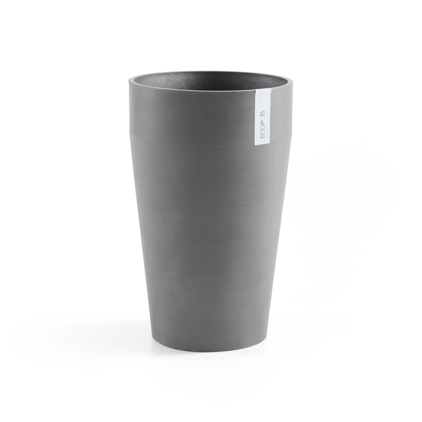 Kukkaruukku - Ecopots - Sankara keskikorkea 55cm harmaa - Ecopotskauppa - Uuden aikakauden kukkaruukku