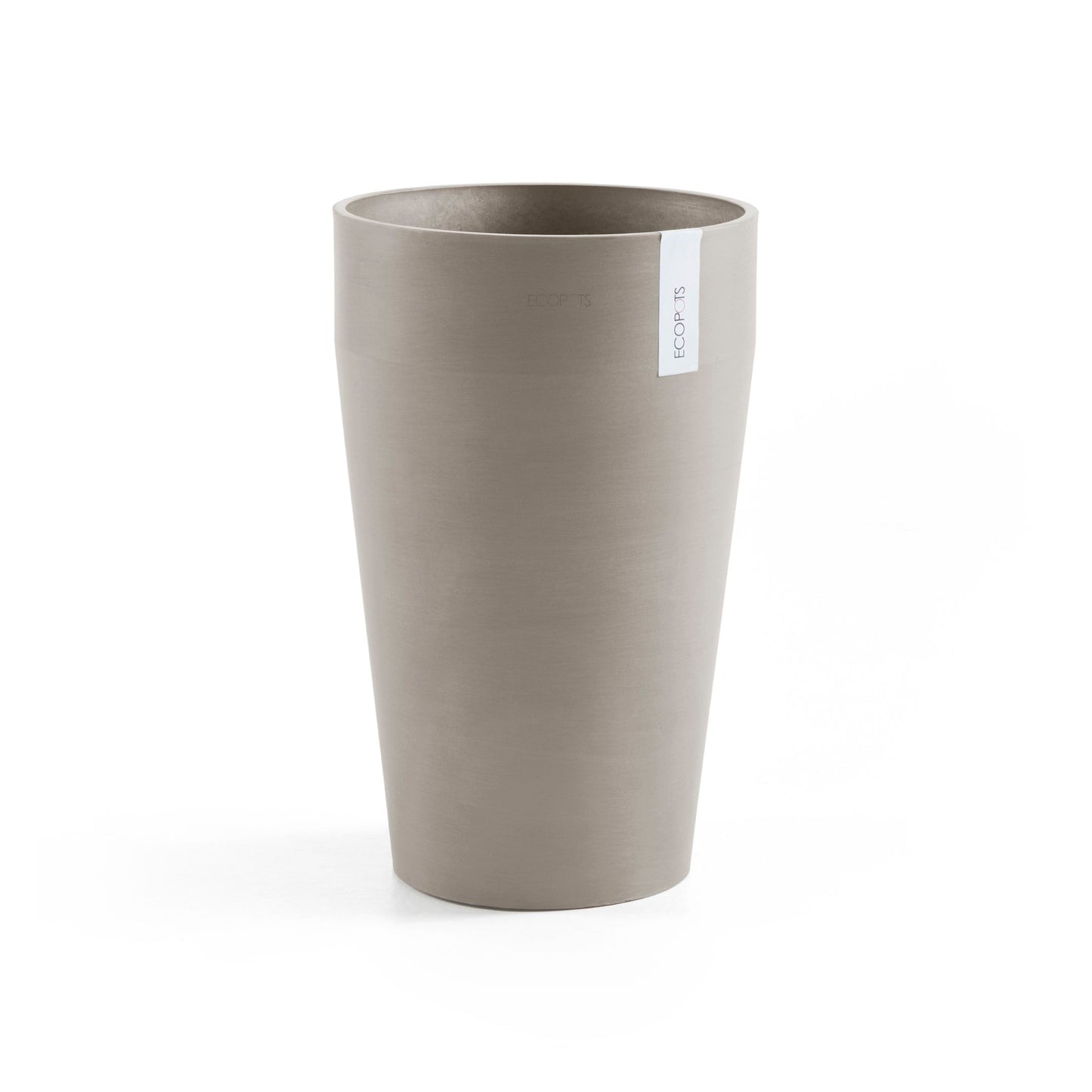 Kukkaruukku - Ecopots - Sankara keskikorkea 55cm taupe - Ecopotskauppa - Uuden aikakauden kukkaruukku