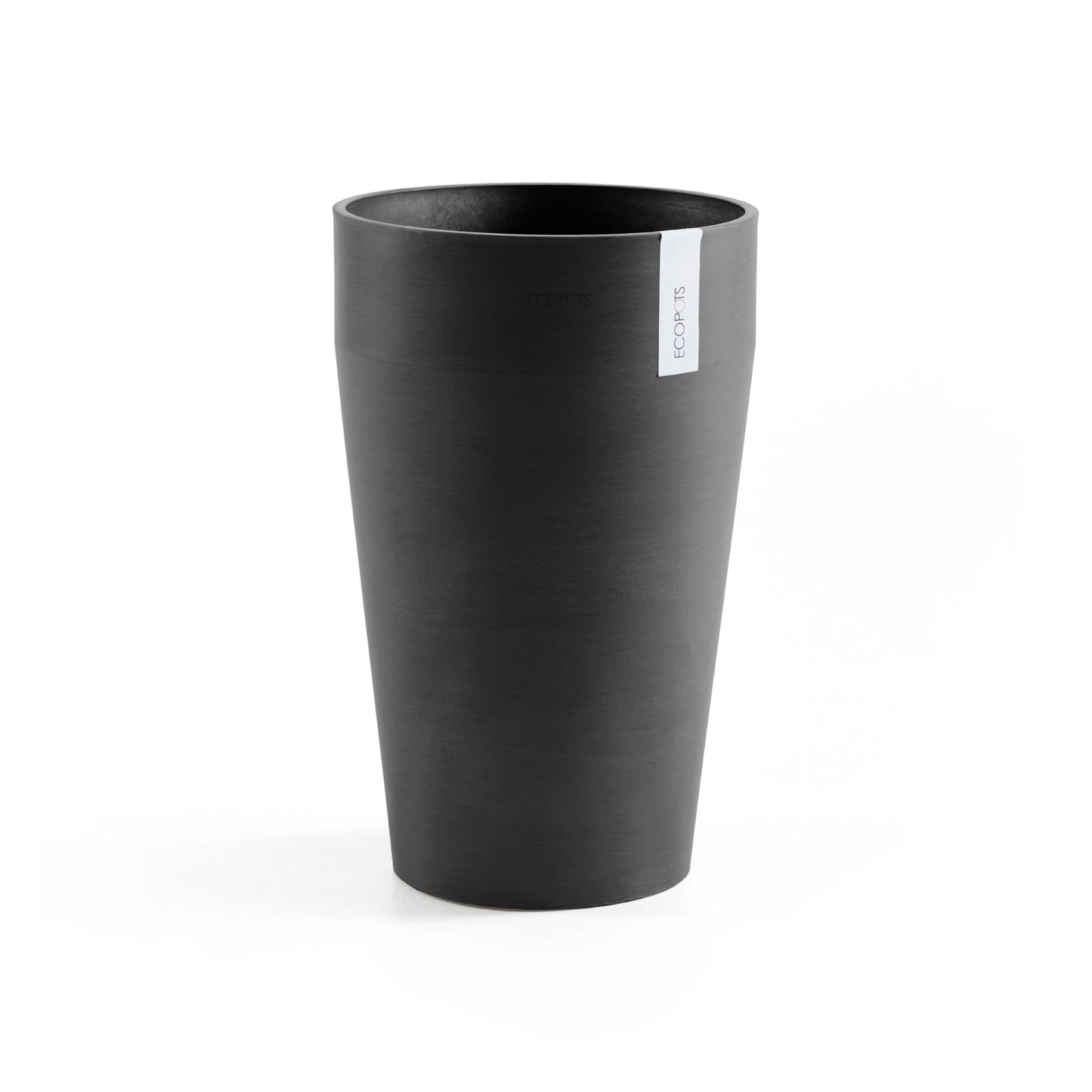 Kukkaruukku - Ecopots - Sankara keskikorkea 55cm tummanharmaa - Ecopotskauppa - Uuden aikakauden kukkaruukku