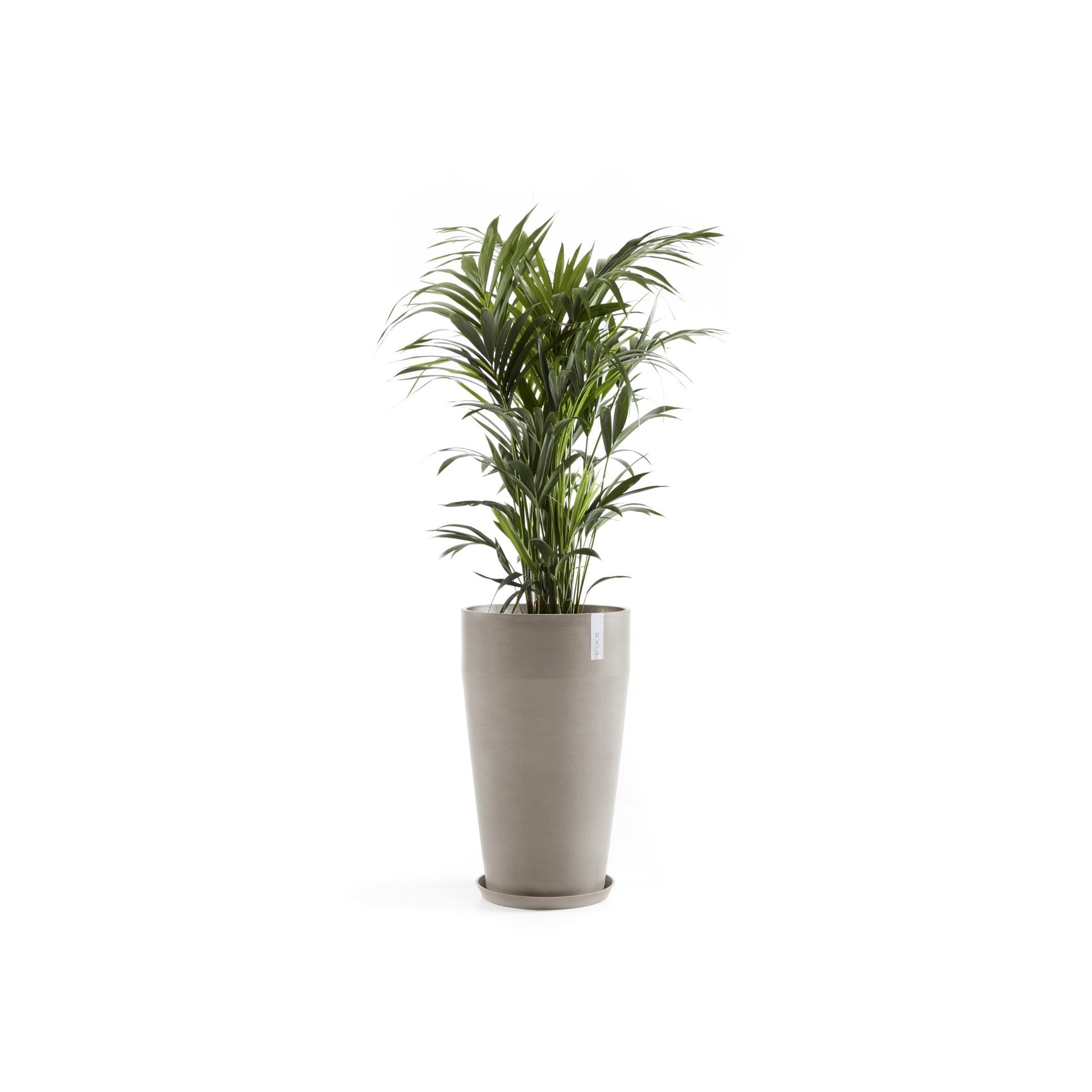 Kukkaruukku - Ecopots - Sankara korkea 75cm taupe - Ecopotskauppa - Uuden aikakauden kukkaruukku