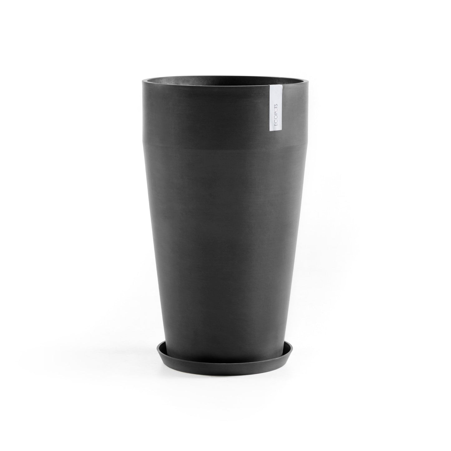 Kukkaruukku - Ecopots - Sankara korkea 75cm tummanharmaa - Ecopotskauppa - Uuden aikakauden kukkaruukku