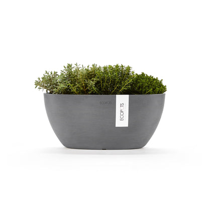 Kukkaruukku - Ecopots - Sofia 30cm harmaa - Ecopotskauppa - Uuden aikakauden kukkaruukku