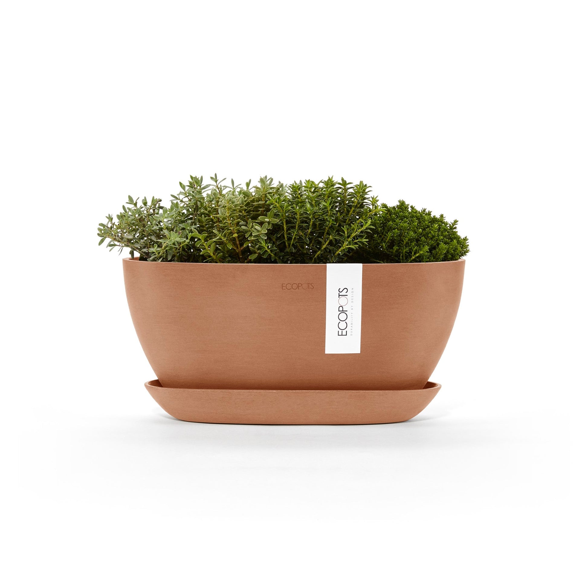 Kukkaruukku - Ecopots - Sofia 30cm terracotta - Ecopotskauppa - Uuden aikakauden kukkaruukku