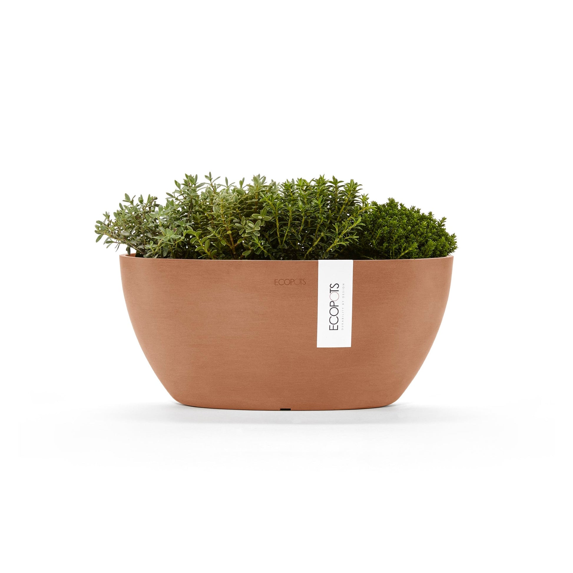 Kukkaruukku - Ecopots - Sofia 30cm terracotta - Ecopotskauppa - Uuden aikakauden kukkaruukku