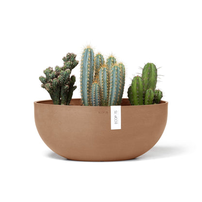 Kukkaruukku Sofia 43cm terracotta – kasvin kanssa 2