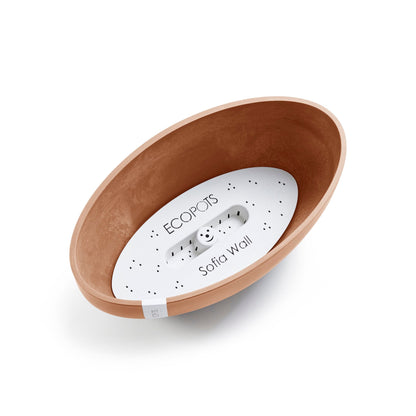 Kukkaruukku Sofia 43cm terracotta – sisältä