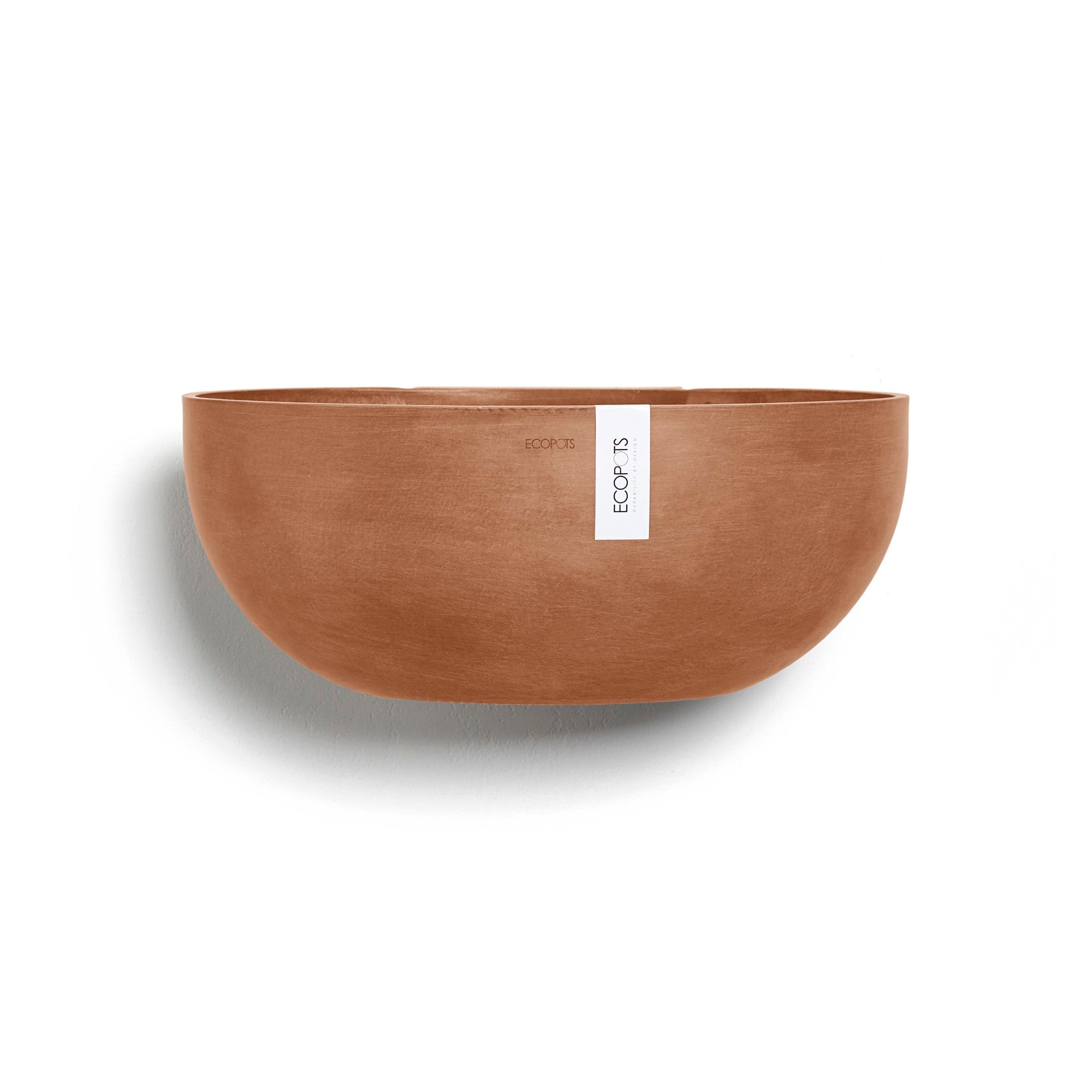 Kukkaruukku - Ecopots - Sofia seinä 43cm terracotta - Ecopotskauppa - Uuden aikakauden kukkaruukku