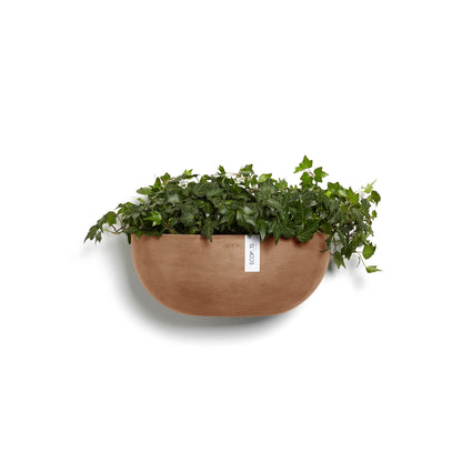 Kukkaruukku Sofia seinälle 43cm terracotta – kasvin kanssa