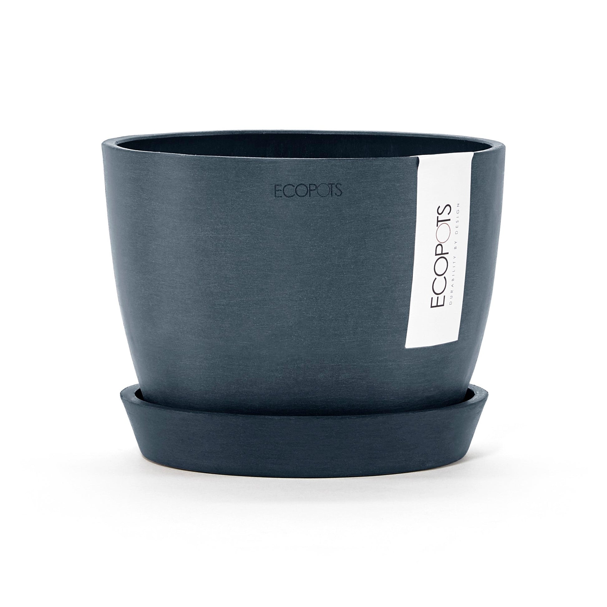 Kukkaruukku - Ecopots - Tukholma 16cm tummansininen - Ecopotskauppa - Uuden aikakauden kukkaruukku