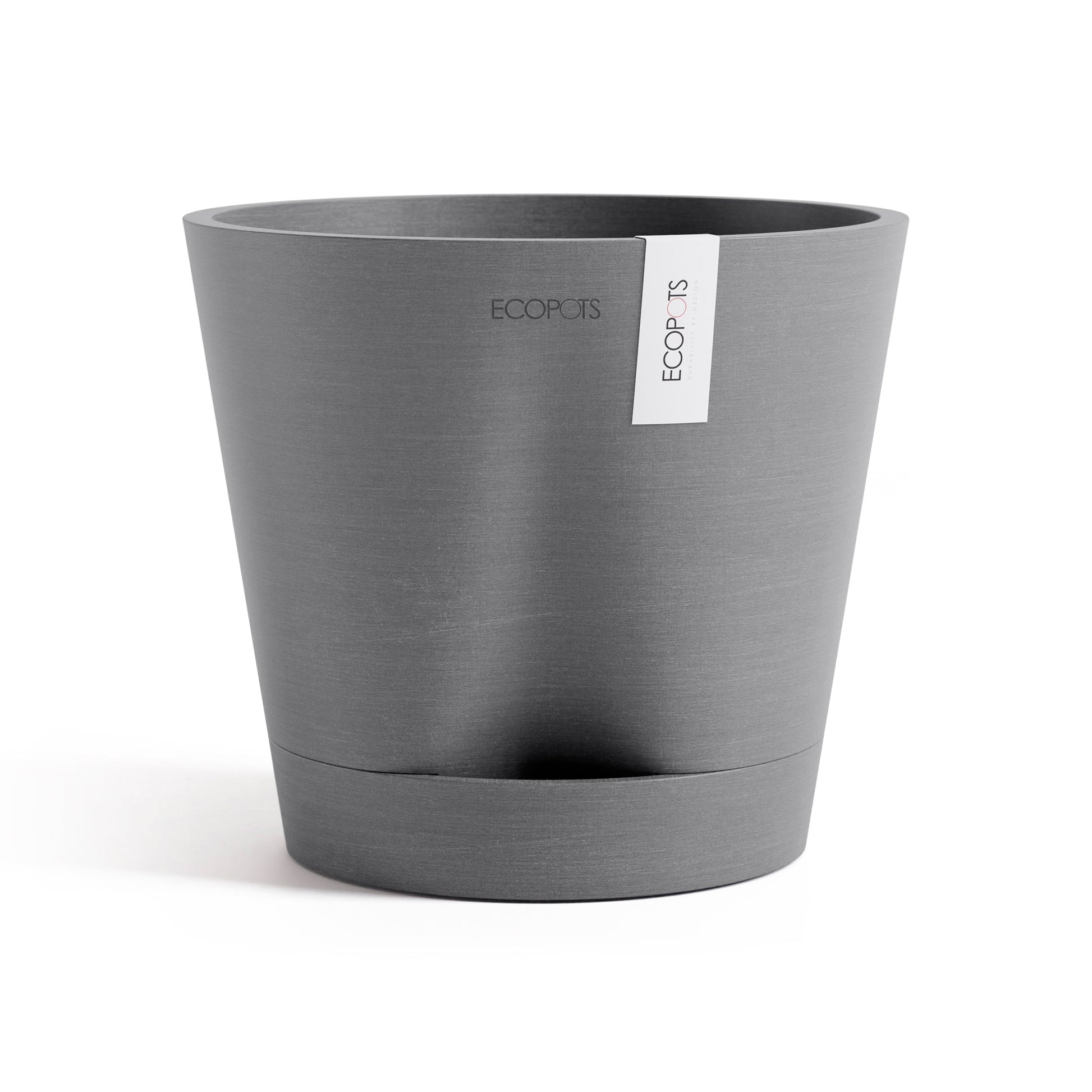 Kukkaruukku - Ecopots - Venetsia 2.0 20cm harmaa - Ecopotskauppa - Uuden aikakauden kukkaruukku