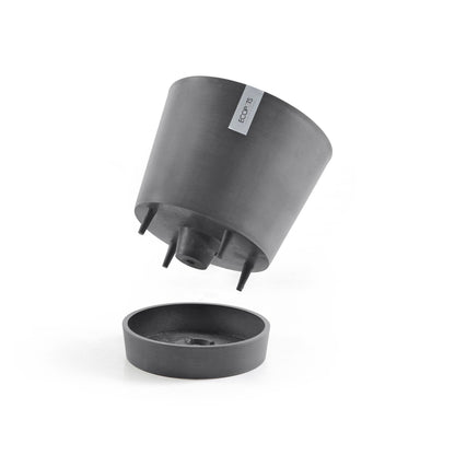 Kukkaruukku - Ecopots - Venetsia 30cm harmaa - Ecopotskauppa - Uuden aikakauden kukkaruukku