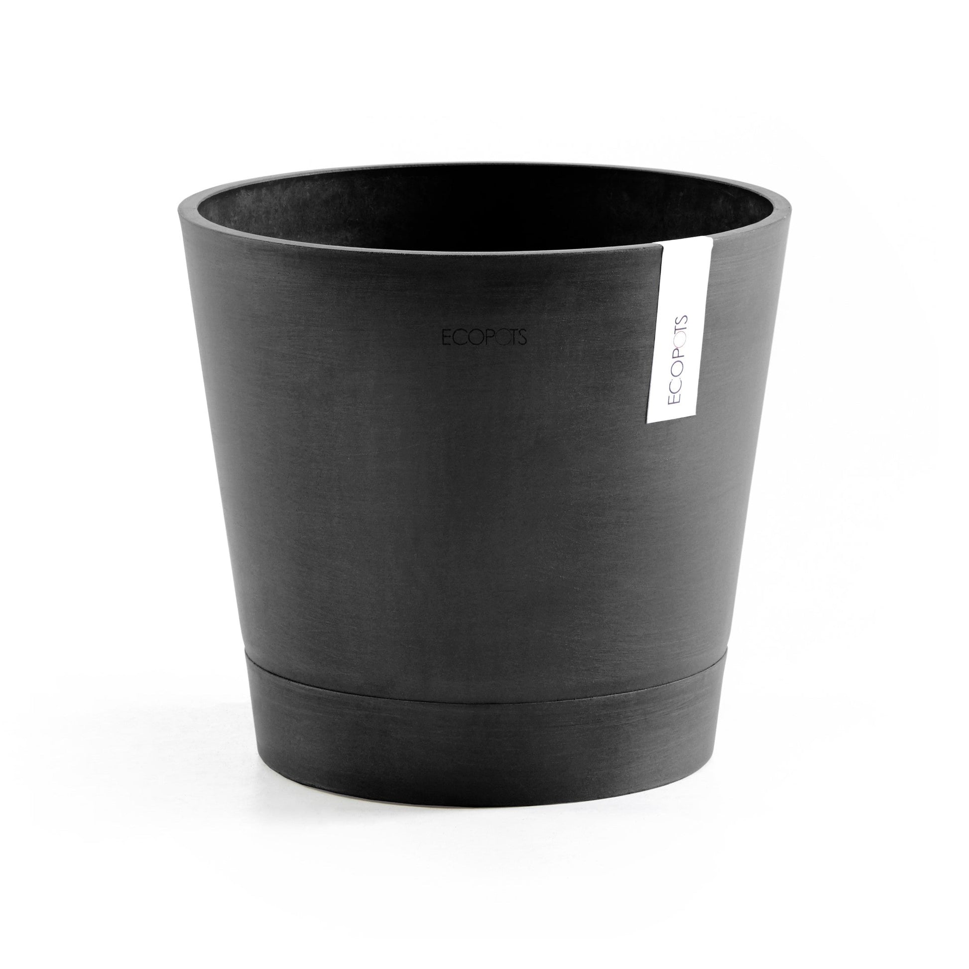 Kukkaruukku - Ecopots - Venetsia 30cm tummanharmaa - Ecopotskauppa - Uuden aikakauden kukkaruukku